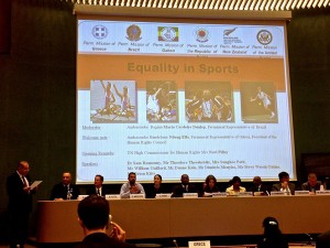 UN HRC side event on sport