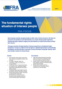Focus paper by EU Agency for Fundamental Rights