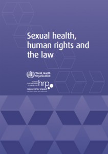 World Health Organization report: Sexual health, human rights and the law