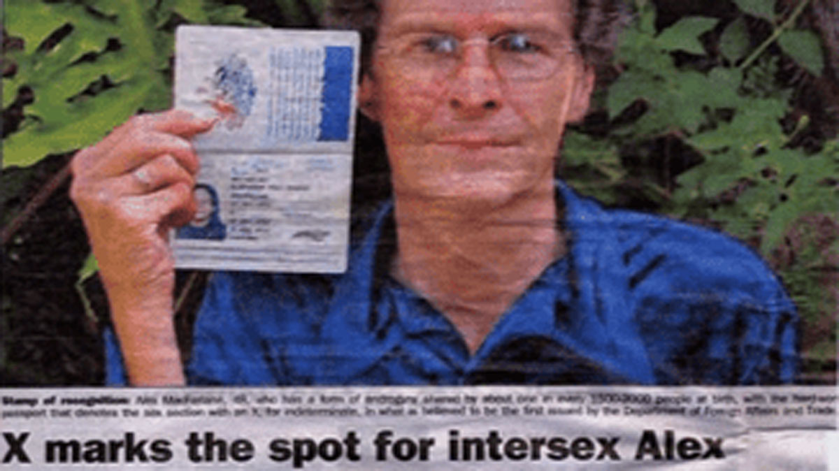 Ten years of 'X' passports, and no protection from discrimination –  Intersex Human Rights Australia
